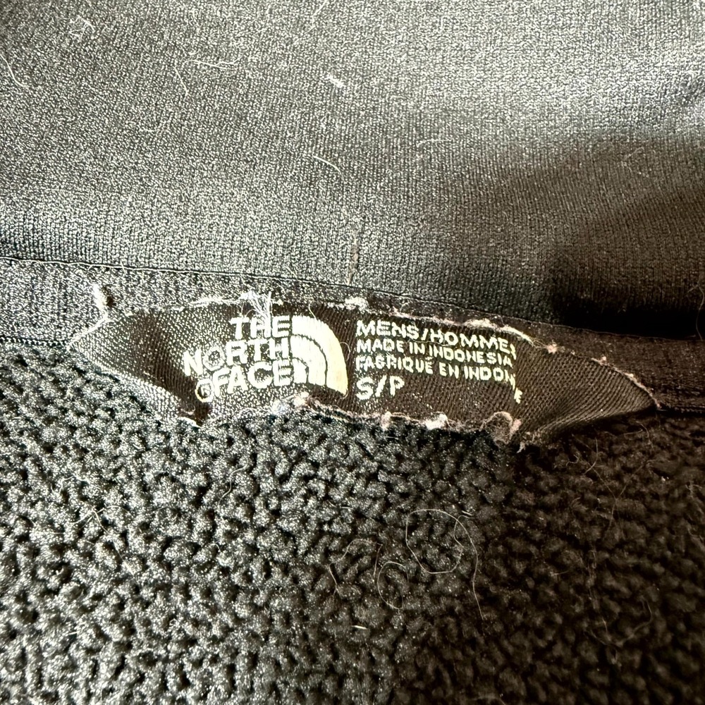 The North Face Pioneer Peak Hoodie Men S Black Fleece Lined Zip-Up Raglan Sleeve - Picture 4 of 8